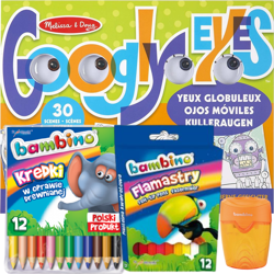 Kolorowanki dla Dzieci Kredki Flamastry Śmieszne Postacie