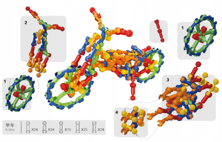 Klocki Konstrukcyjne Mały Geniusz 40 el