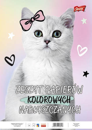 Unipap Zeszyt Papierów kolorowych nabłyszczanych A4