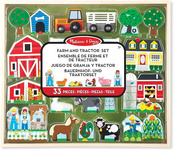 Melissa i Doug Drewniany zestaw do zabawy Farma i Traktor