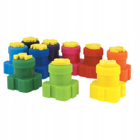 Colorino Farby do malowania palcami 10 kolorów Stemple