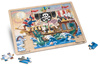 Melissa&Doug Puzzle Drewniane Przygoda Piratów