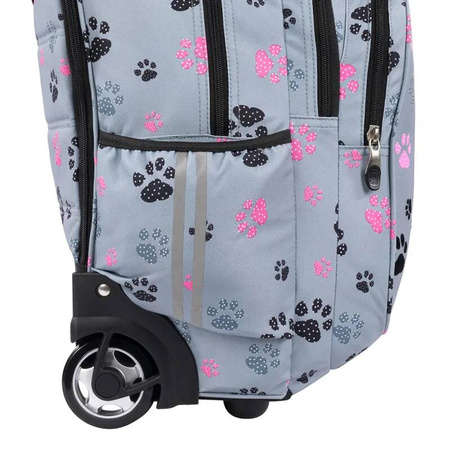 Plecak na kółkach STRIGHT TB-01 Paws Pieski