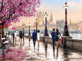 Castorland Puzzle 2000 el Wzdłuż Rzeki