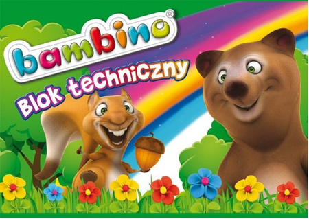 Blok Techniczny A4 10 Kartek Bambino