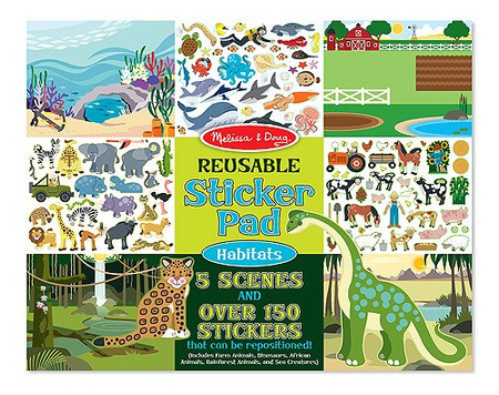 Melissa and Doug Naklejki Wielorazowe - Siedliska