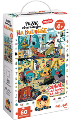 CzuCzu Puzzle Obserwacyjne 60 el Na Budowie 4+
