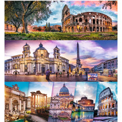 TREFL Puzzle 2 x 500 el + 1000 el Panorama Włochy