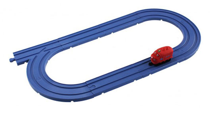 Zestaw Kolejka Tory Lokomotywa Wilson Stacyjkowo + Gazetka