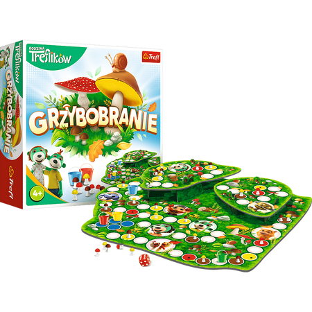 TREFL Grzybobranie Rodzina Treflików Gra Rodzinna