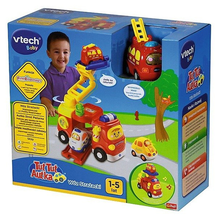 VTech - Zestaw Duży Wóz Strażacki Światło Dźwięk