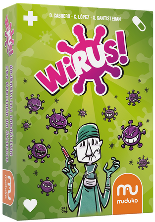 Zestaw Wirus Zaraźliwa Gra Karciana + Dodatek