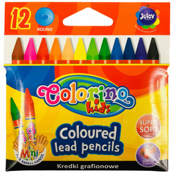 Colorino Kids Kredki grafionowe 12 kol.