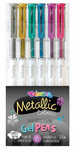 Coloroino Długopisy żelowe metalic 6 kolorów