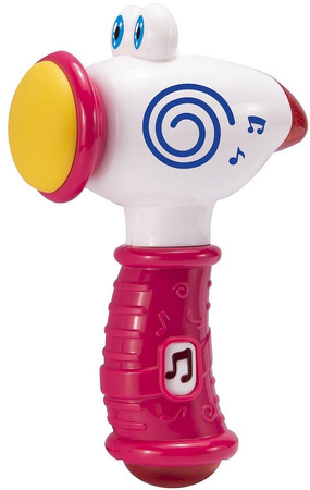 Smily Play Młotek dla Dzieci Stuku Puku Różowy Świeci Gra