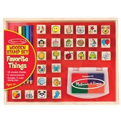 Melissa and Doug Duży Zestaw Pieczątek Pieczątki Stemple
