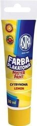Farba plakatowa tuba 30ml cytryna p6 ASTRA