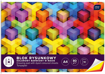 Interdruk Blok rysunkowy kolorowy 80g A4/10K