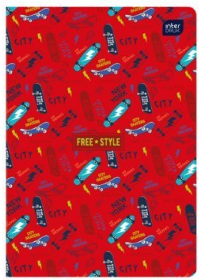 Zeszyt A5/16k Kratka Mix Wzorów dla Chłopca INTERDRUK