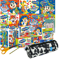 Wyprawka Bambino Szkolna Duży Zestaw do szkoły + Piórnik