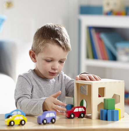 Melissa and Doug Drewniany Sorter Kształtów 14 el