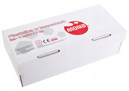 Mona Plastelina w laseczkach luzem 1 kg żółta