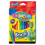 COLORINO Pisaki Flamastry z pędzelkową końcówką 10 kol