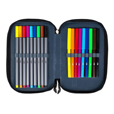 ST.RIGHT Piórnik Potrójny Wyposażony Moro