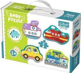 Trefl Puzzle Baby Classic Pojazdy Transport 8 el.