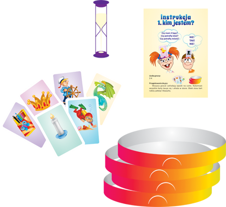 Promatek Kim Jestem? Gra dla dzieci Kalambury