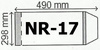 Okładka na podręcznik A4 regulowana 29,8 x49 - 1 szt