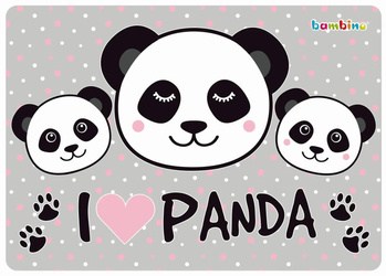 BAMBINO Podkład laminowany A3 dla dziewczynki