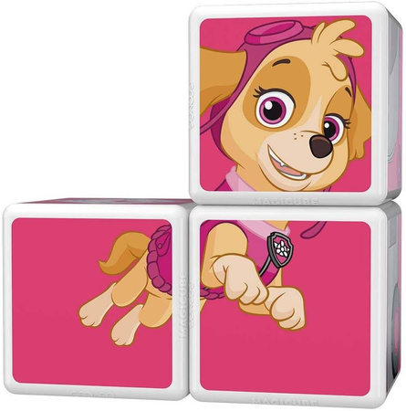 GEOMAG MAGICUBE Psi Patrol Pojazd Skye Klocki Magnetyczne 5el.