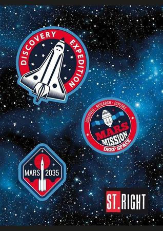 Zeszyt A5/32K kratka MIX Chłopięcy