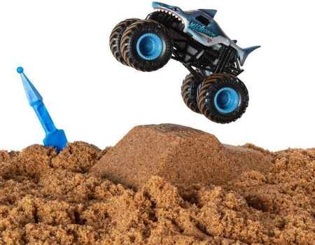 Monster Jam Auto + Piasek Kinetyczny Megalodon