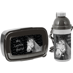 Zestaw Śniadaniówka Bidon Koń Lovely Horse PASO