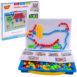 Smily Play Mozaika z Walizką Grzybki Pinezki Układanka