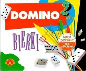 Alexander 2w1 Domino + Bierki Gry planszowe