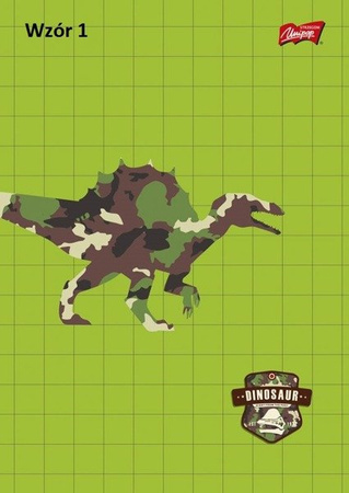 Notatnik A7/50k Krata Dinosaur - Unipap