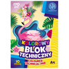 ASTRA Blok A4 kolorowy barwiony w masie 170g 10 ark