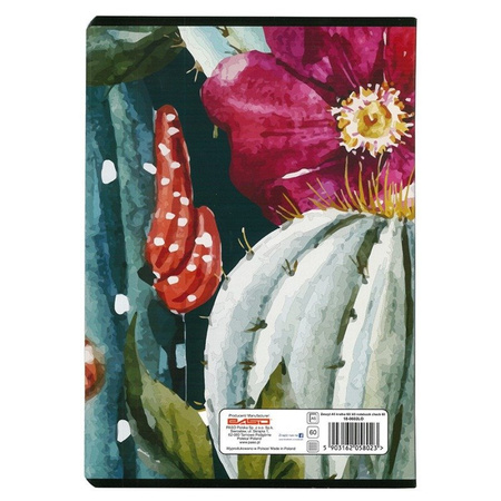 PASO Zeszyt A5/60K Krata 18-0602LO Kaktusy