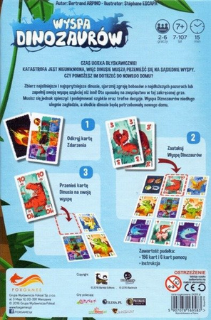 Fox Games Wyspa Dinozaurów Gra Rodzinna