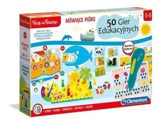 Clementoni Mówiące Pióro 50 Gier Edukacyjnych