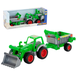 Polesie Traktor Ładowarka z Naczepą Farmer Technik