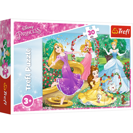 TREFL Puzzle 30 el Być Księżniczką Księżniczki Disney