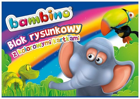 Blok Rysunkowy A4 Kolorowy 16 Kartek Bambino
