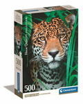 Clementoni Puzzle 500el Compact Jaguar w dżungli 35541