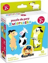 CzuCzu Puzzle dla Najmłodszych do Pary Zwierzątka