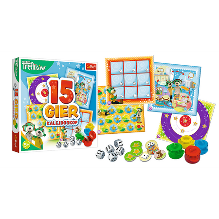 TREFL Kalejdoskop Trefliki 15w1 Gra Rodzinna