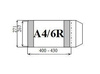 Okładka na podręcznik regulowana A4/6R wys. 26,7 cm